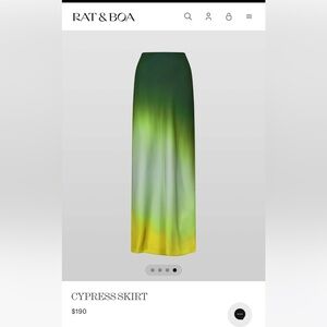 Rat & Boa cypress skirt
